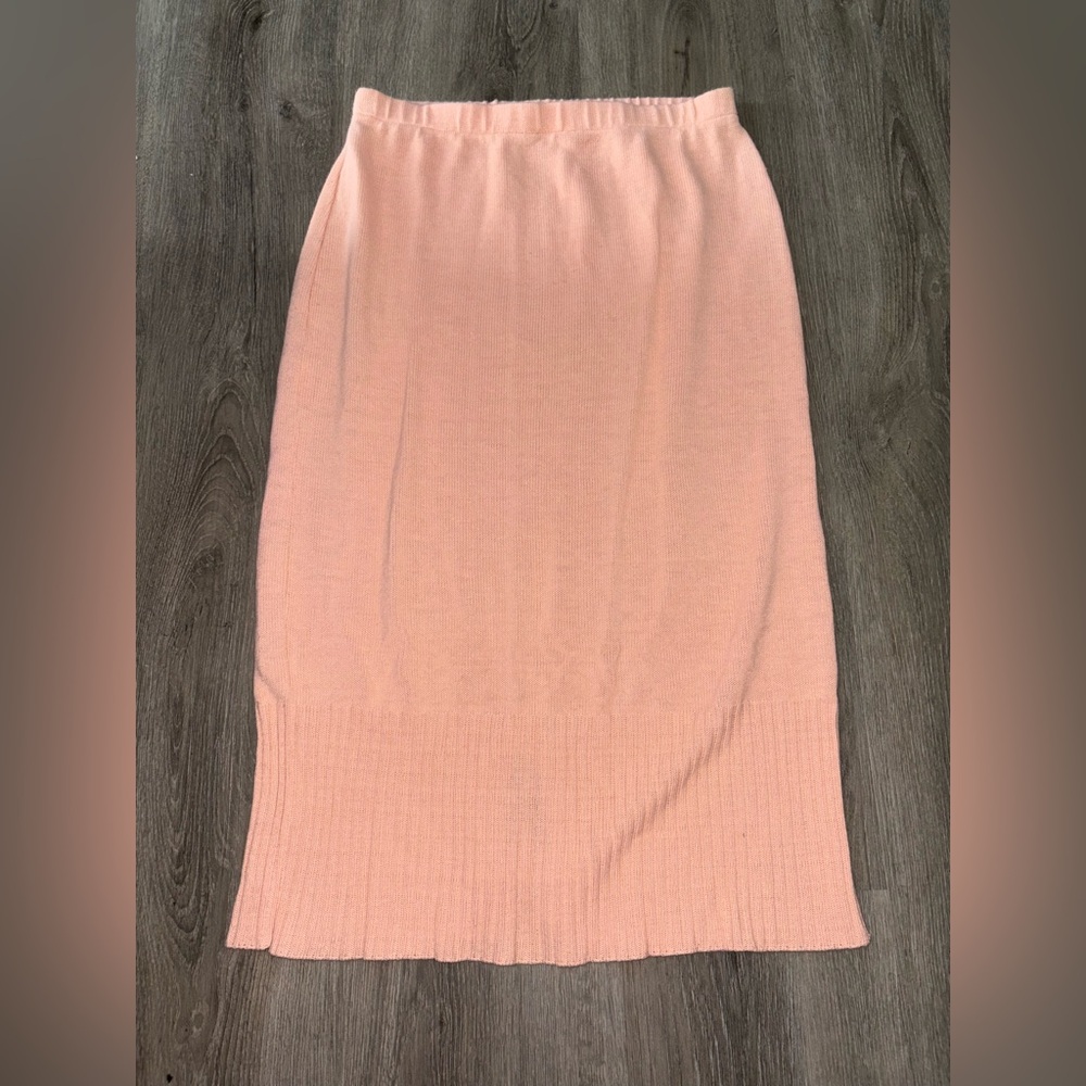 Luva - Pink Knit Skirt